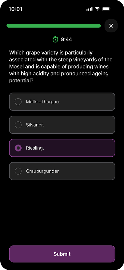 Quiz question about Mosel grape varieties